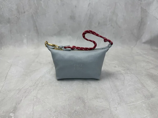 Miu Miu Canvas Wristlet Bag image 1