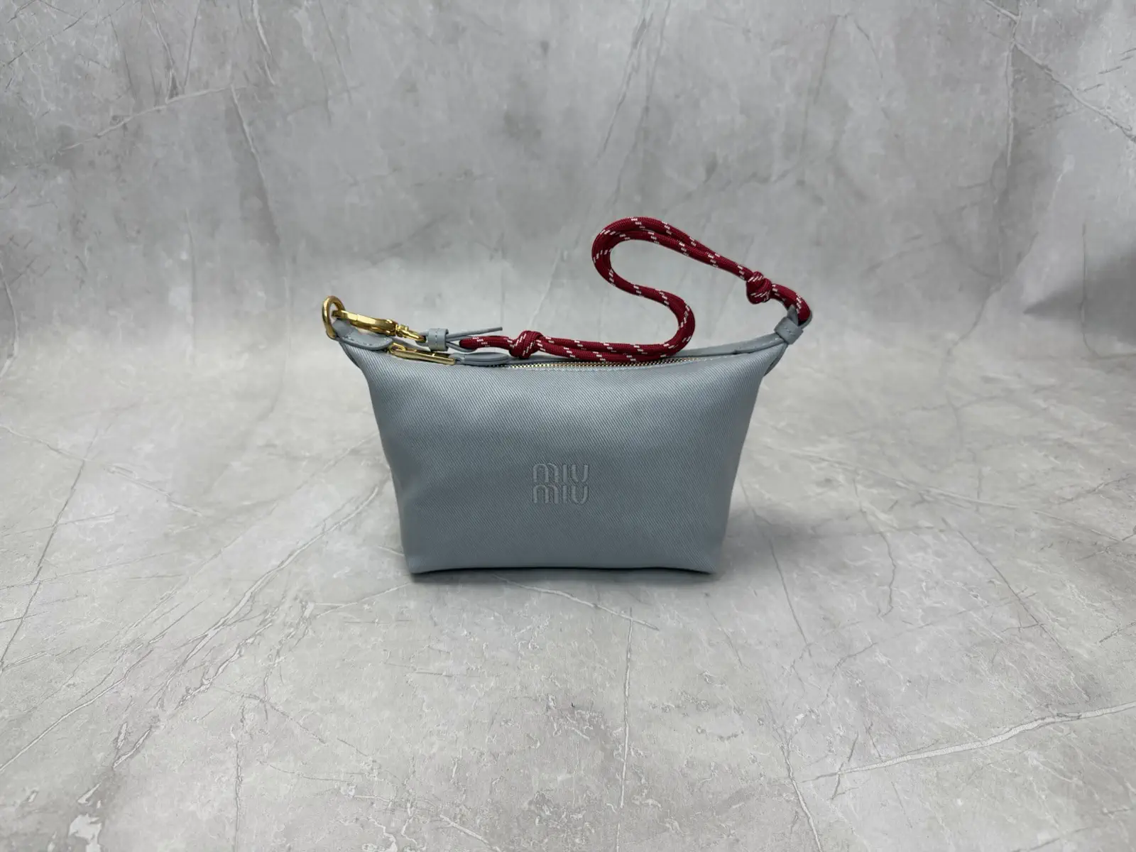 Miu Miu Canvas Wristlet Bag image 1