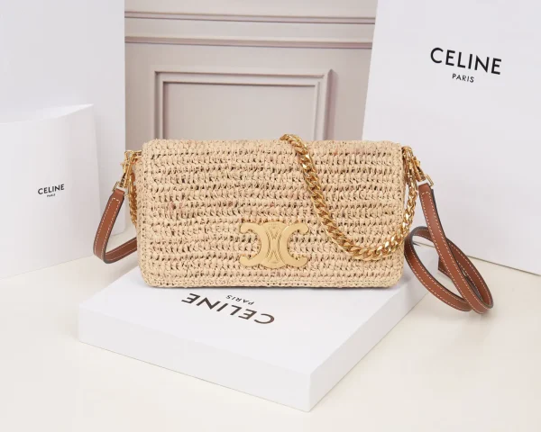 CELINE Woven Chain Shoulder Bag image 1