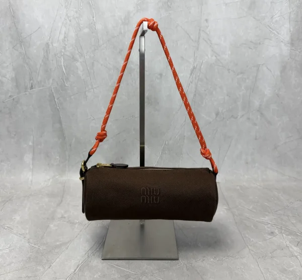 Miu Miu Canvas Cylinder Shoulder Bag image 1