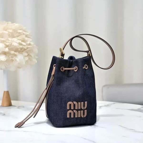 Miu Miu Denim Bucket Bag image 1