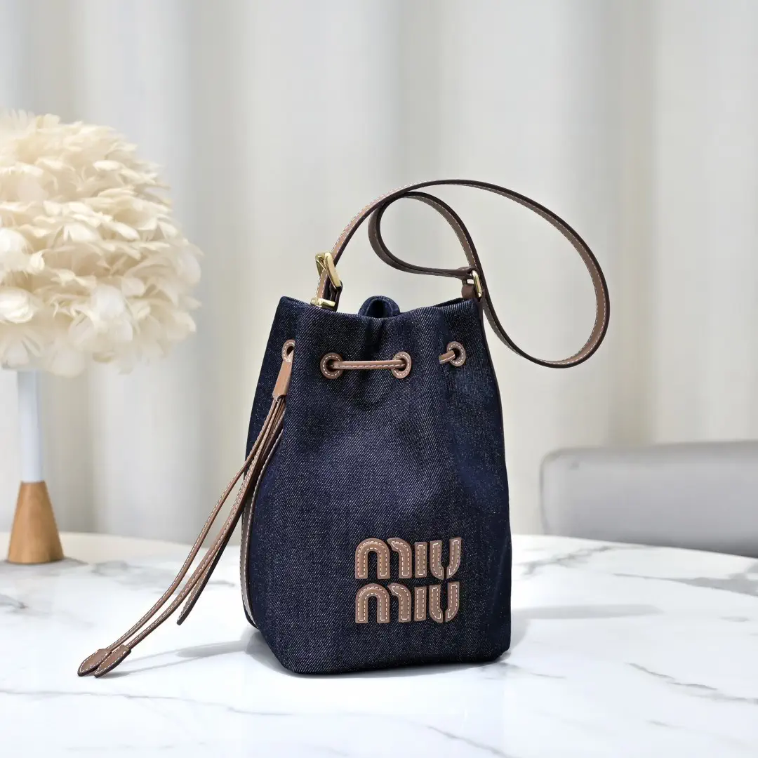 Miu Miu Denim Bucket Bag image 1