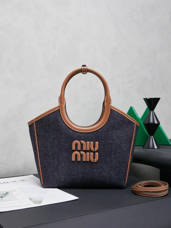 Miu Miu Denim Tote Bag image 1