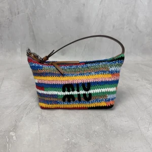 Miu Miu Rainbow Woven Shoulder Bag image 1