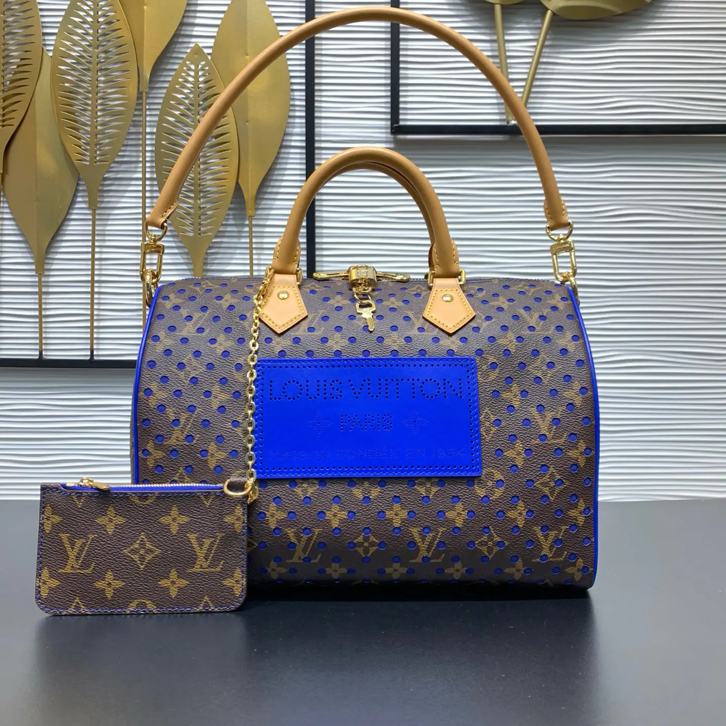 Louis Vuitton Speedy Soft 30 Monogram Perfo Top Handle Bag image 1