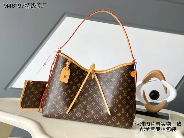 Louis Vuitton Monogram Carryall Shoulder Bag image 1