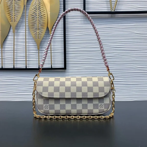 Louis Vuitton Damier Azur Wallet On Chain Ivy Bag image 1