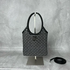 Miu Miu Crystal Geometric Pattern Top Handle Bag image 1