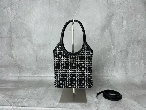 Miu Miu Crystal Geometric Pattern Top Handle Bag image 1