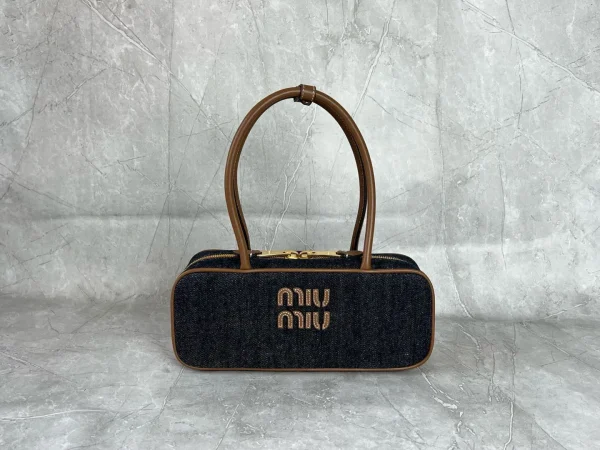 Miu Miu Beau Denim Top Handle Bag image 1
