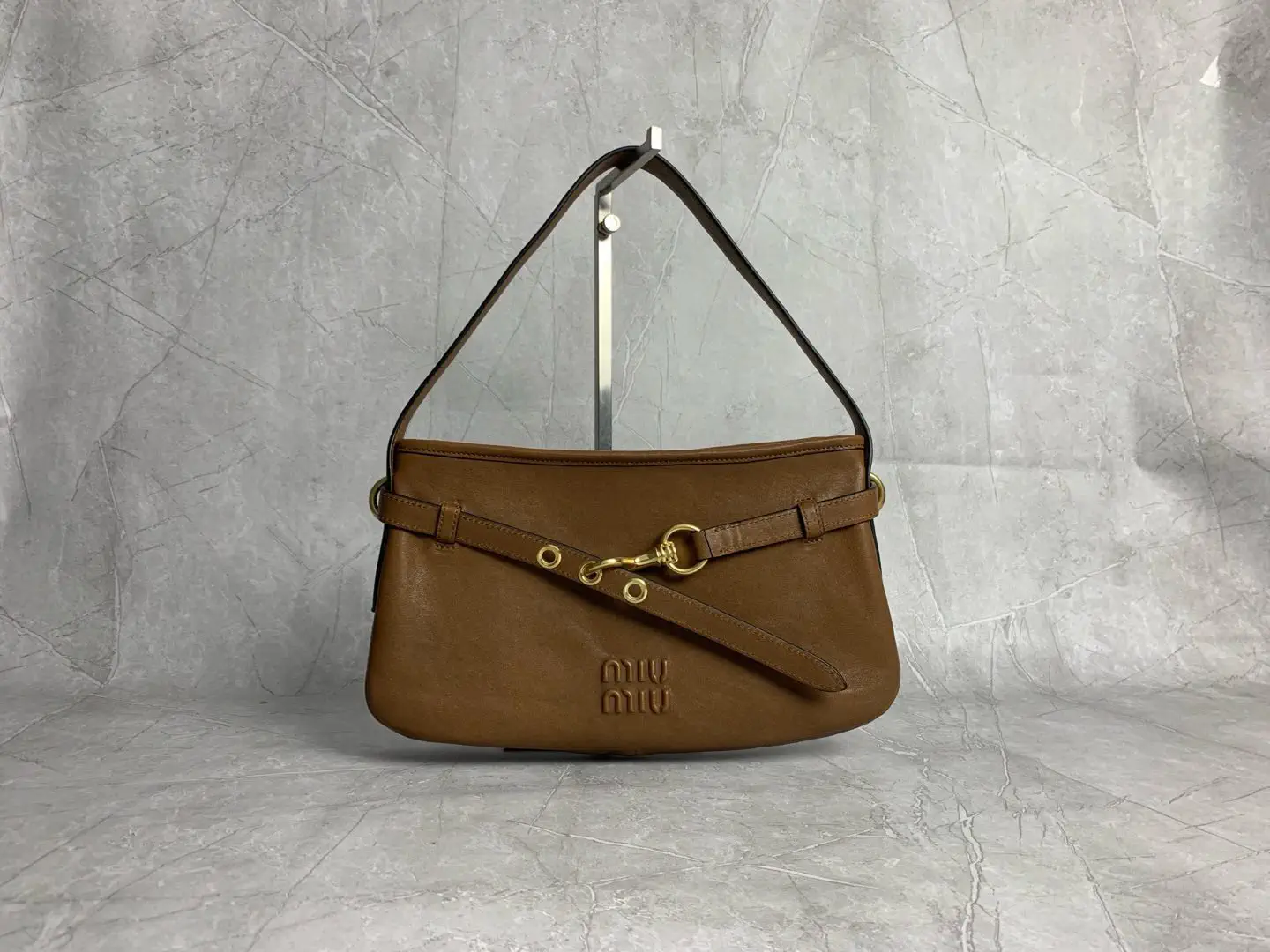 Miu Miu Aventure Leather Shoulder Bag image 1