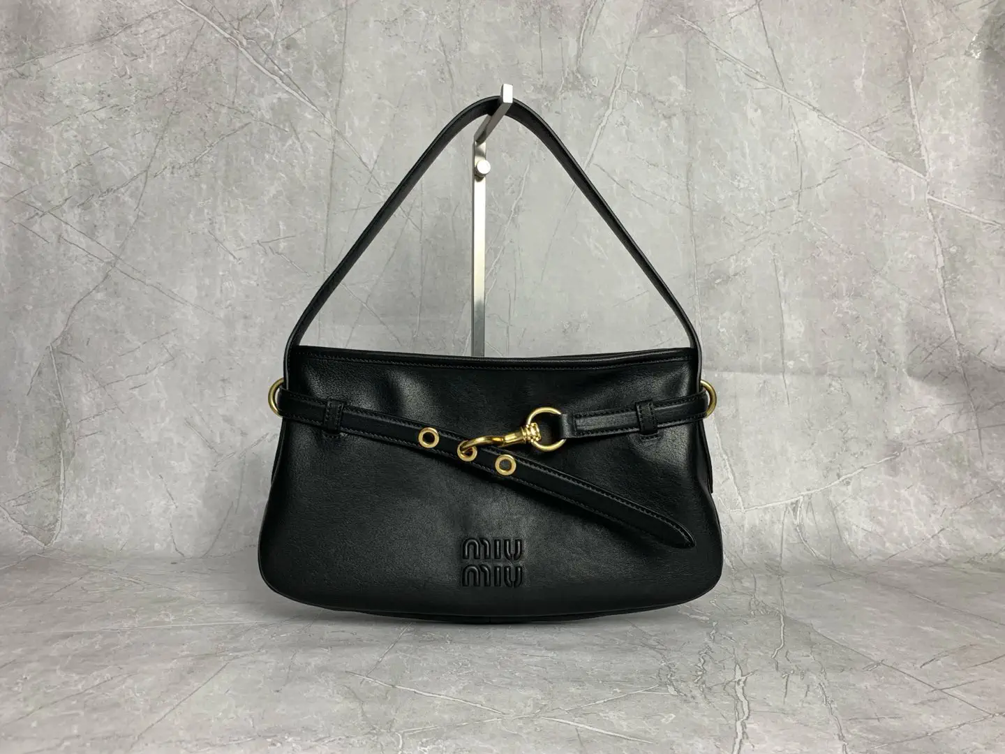 Miu Miu Aventure Leather Shoulder Bag image 1