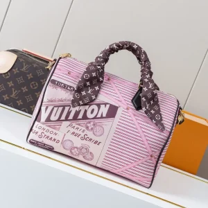 Louis Vuitton Speedy Soft 30 Striped Top Handle Bag image 1