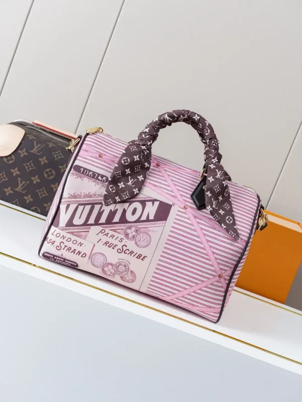 Louis Vuitton Speedy Soft 30 Striped Top Handle Bag image 1