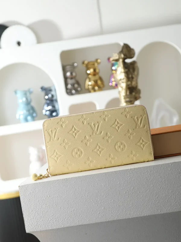 Louis Vuitton Banana Yellow Monogram Empreinte Leather Wallet image 1