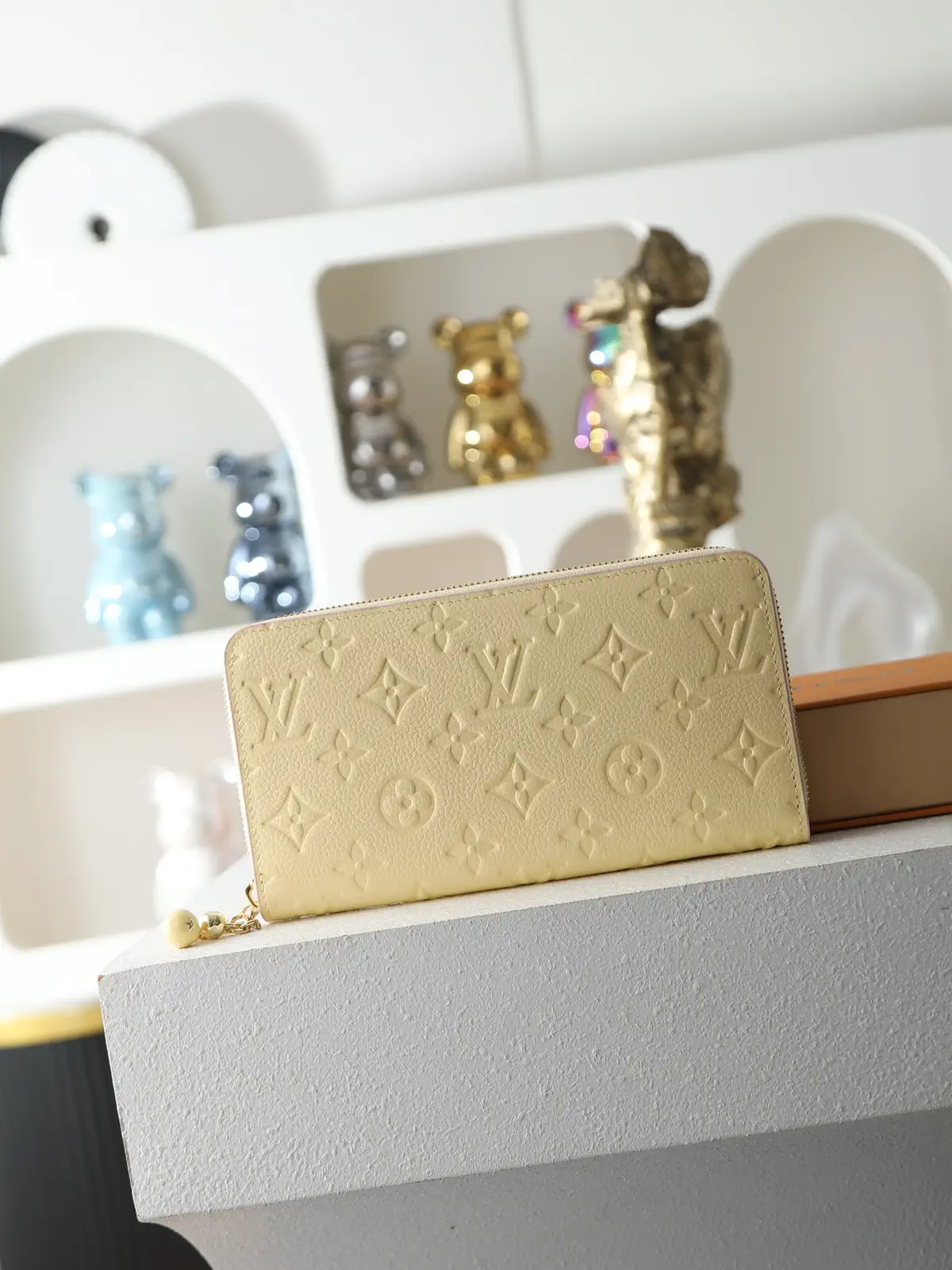 Louis Vuitton Banana Yellow Monogram Empreinte Leather Wallet image 1