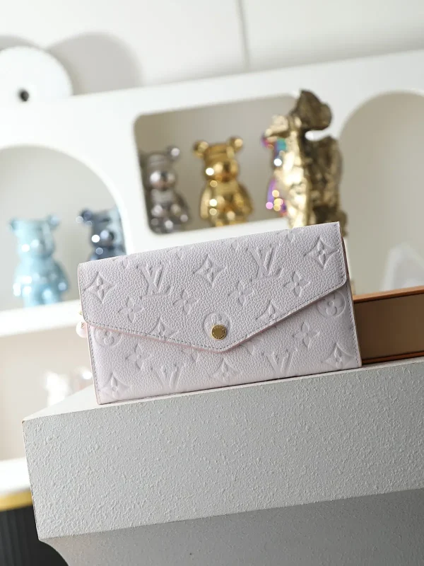 Louis Vuitton Lavender Monogram Embossed Leather Wallet image 1