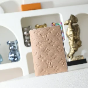 Louis Vuitton Embossed Leather Passport Wallet image 1
