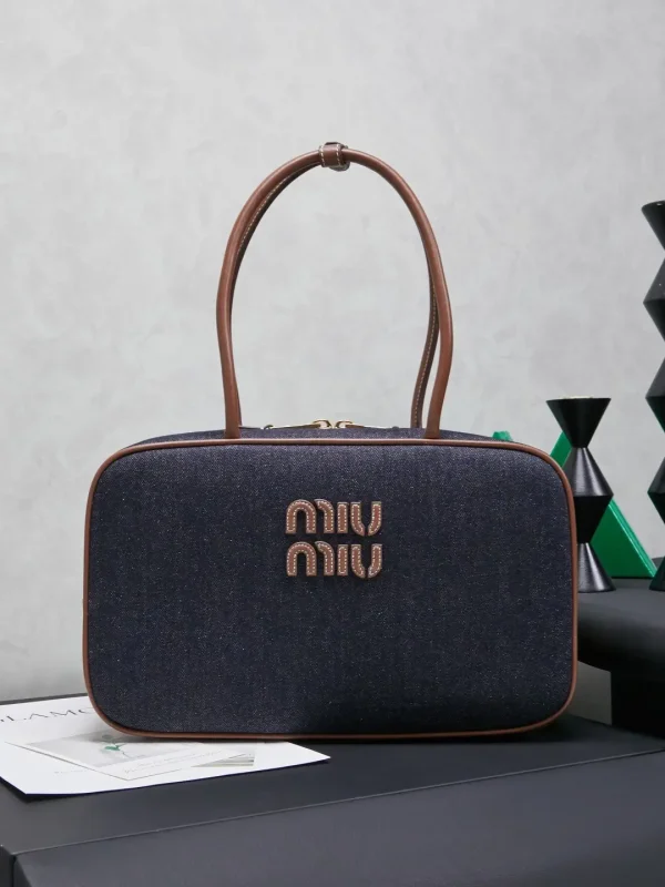 Miu Miu Canvas Top Handle Bag image 1