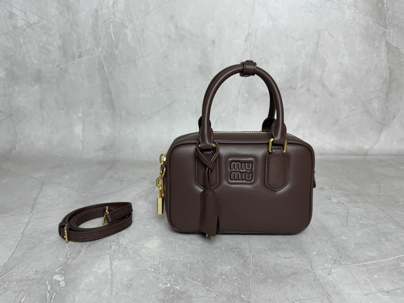 Miu Miu Leather Top Handle Bag image 1