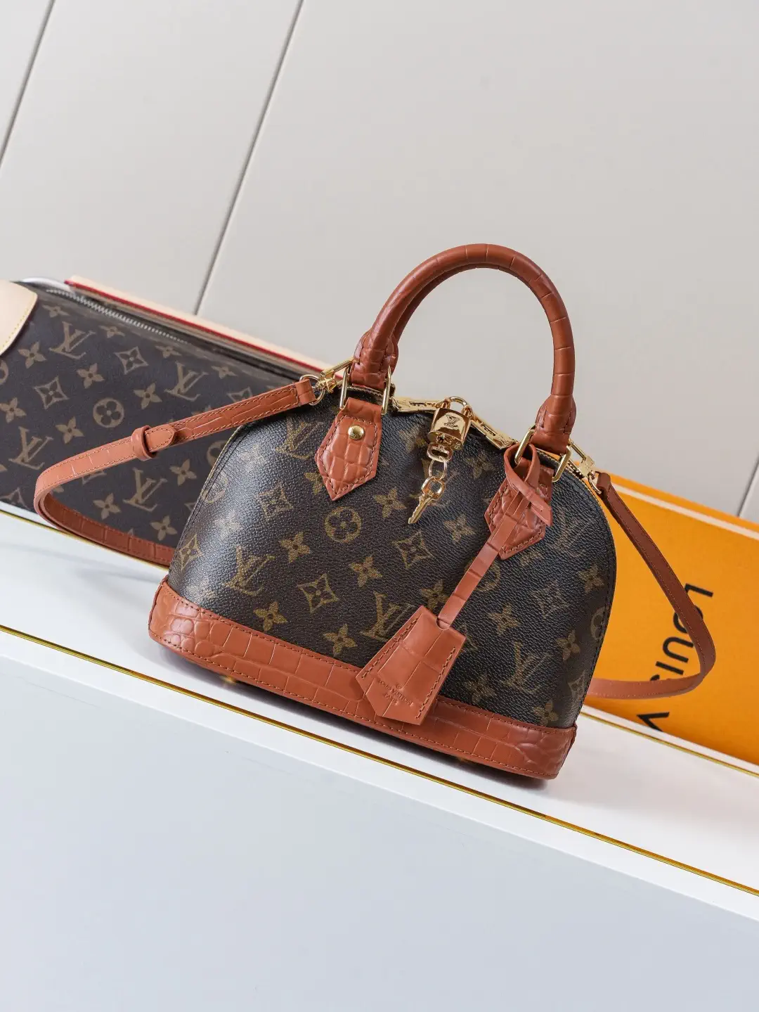 Louis Vuitton Monogram Canvas Top Handle Bag image 1