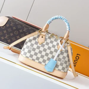 Louis Vuitton Alma BB Damier Azur Top Handle Bag image 1