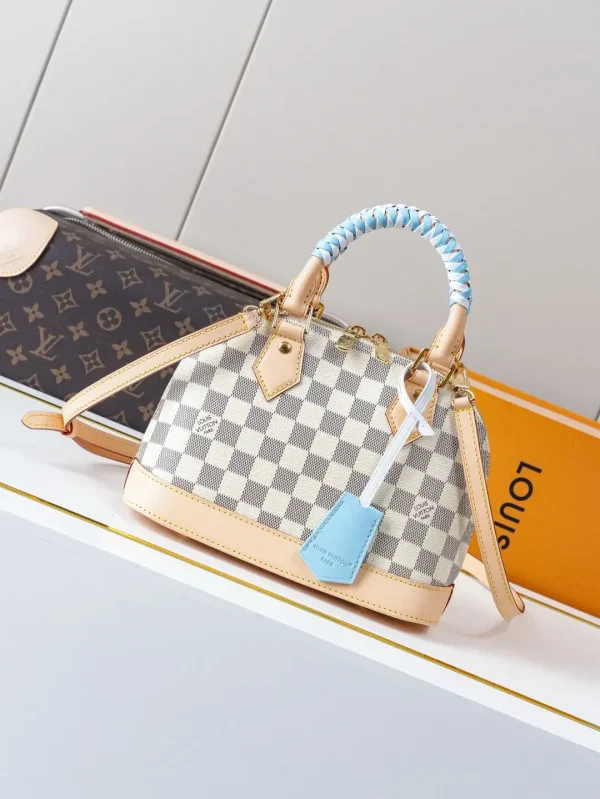 Louis Vuitton Alma BB Damier Azur Top Handle Bag image 1