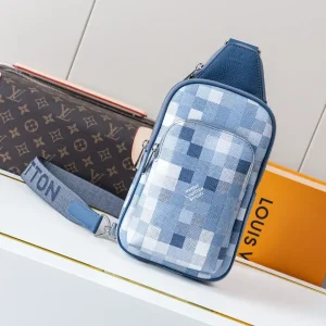 Louis Vuitton Blue Checkerboard Avenue Slingbag PM image 1