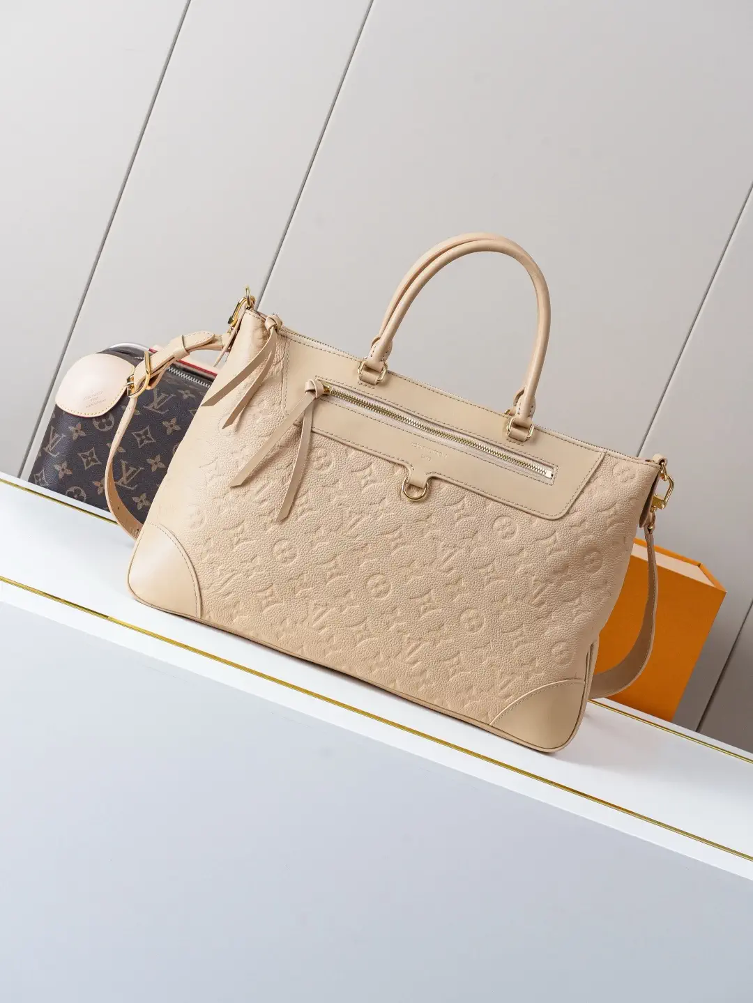 Louis Vuitton Monogram Empreinte Leather Top Handle Bag image 1