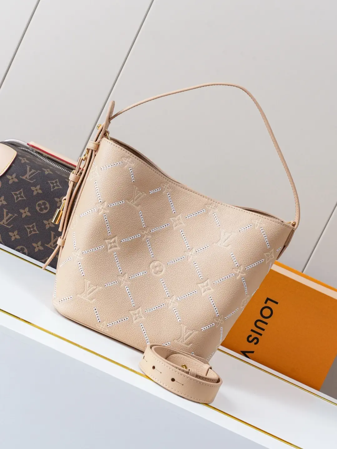Louis Vuitton Monogram Empreinte Couture Hobo Bag image 1