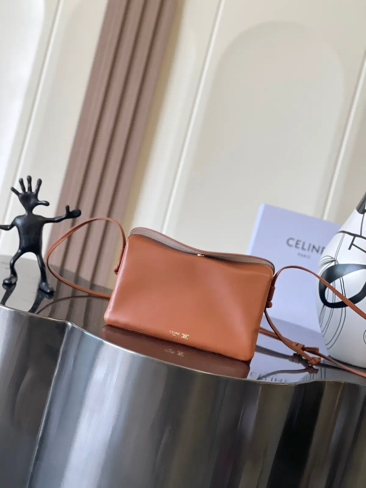 CELINE TRIO FLAP Mini Crossbody Bag image 1