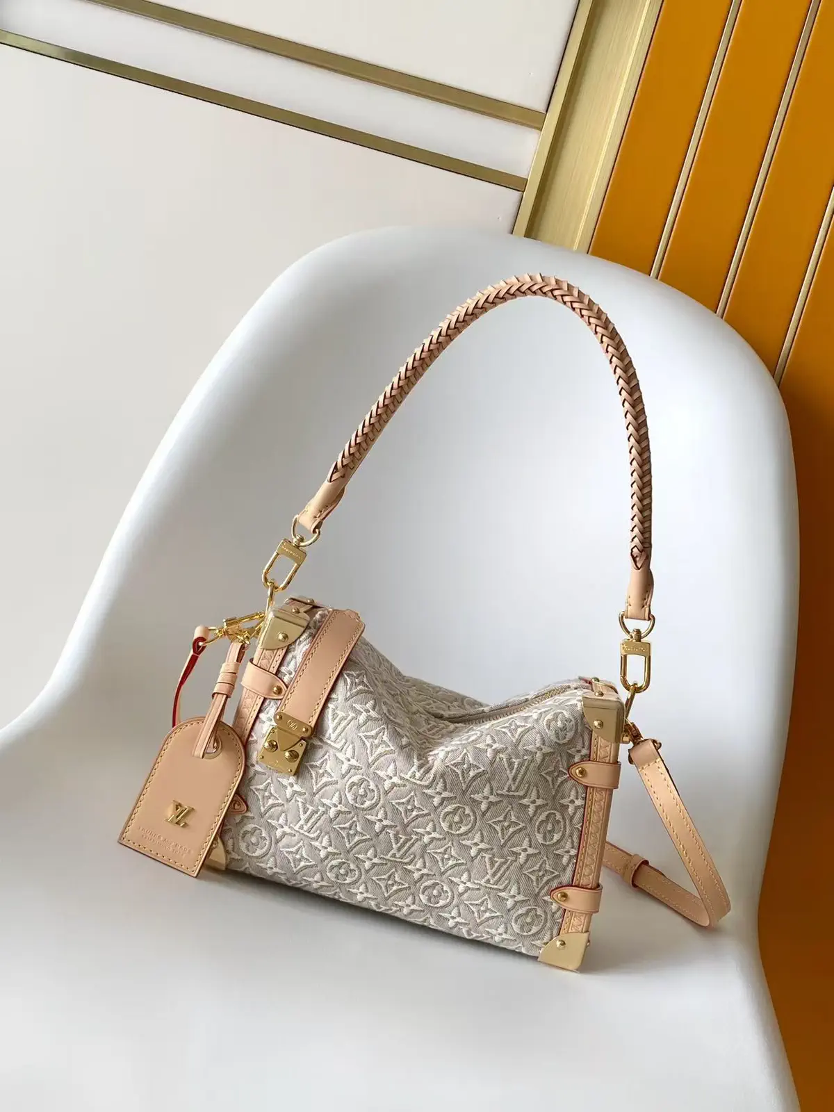 Louis Vuitton Side Trunk MM Monogram Jacquard Bag image 1
