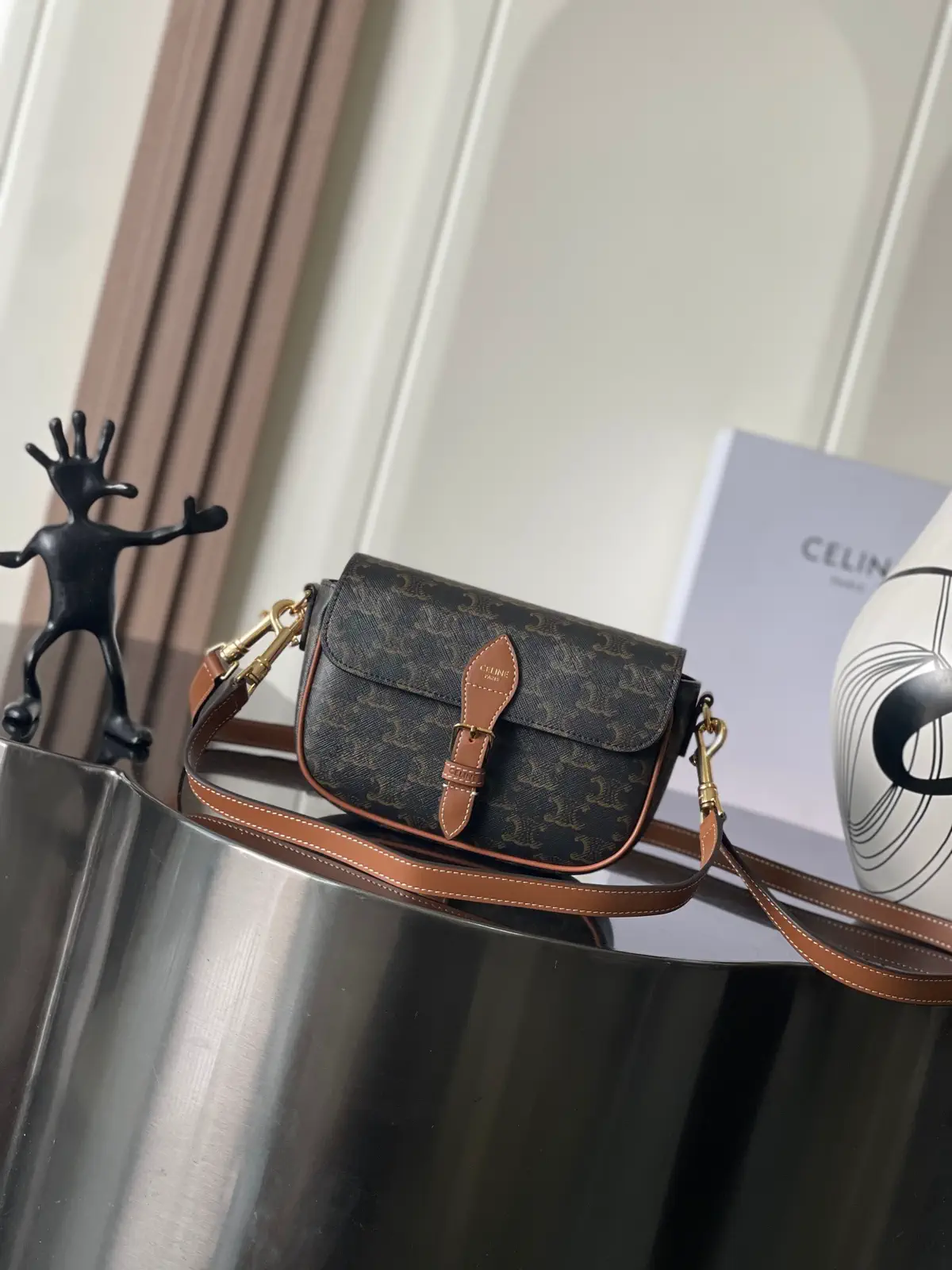 CELINE Monogram Saddle Crossbody Bag image 1