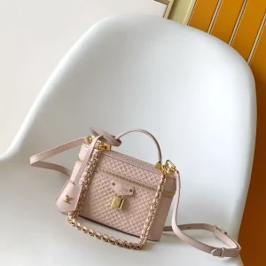Louis Vuitton Pink Minigram Vanity Chain Pouch image 1