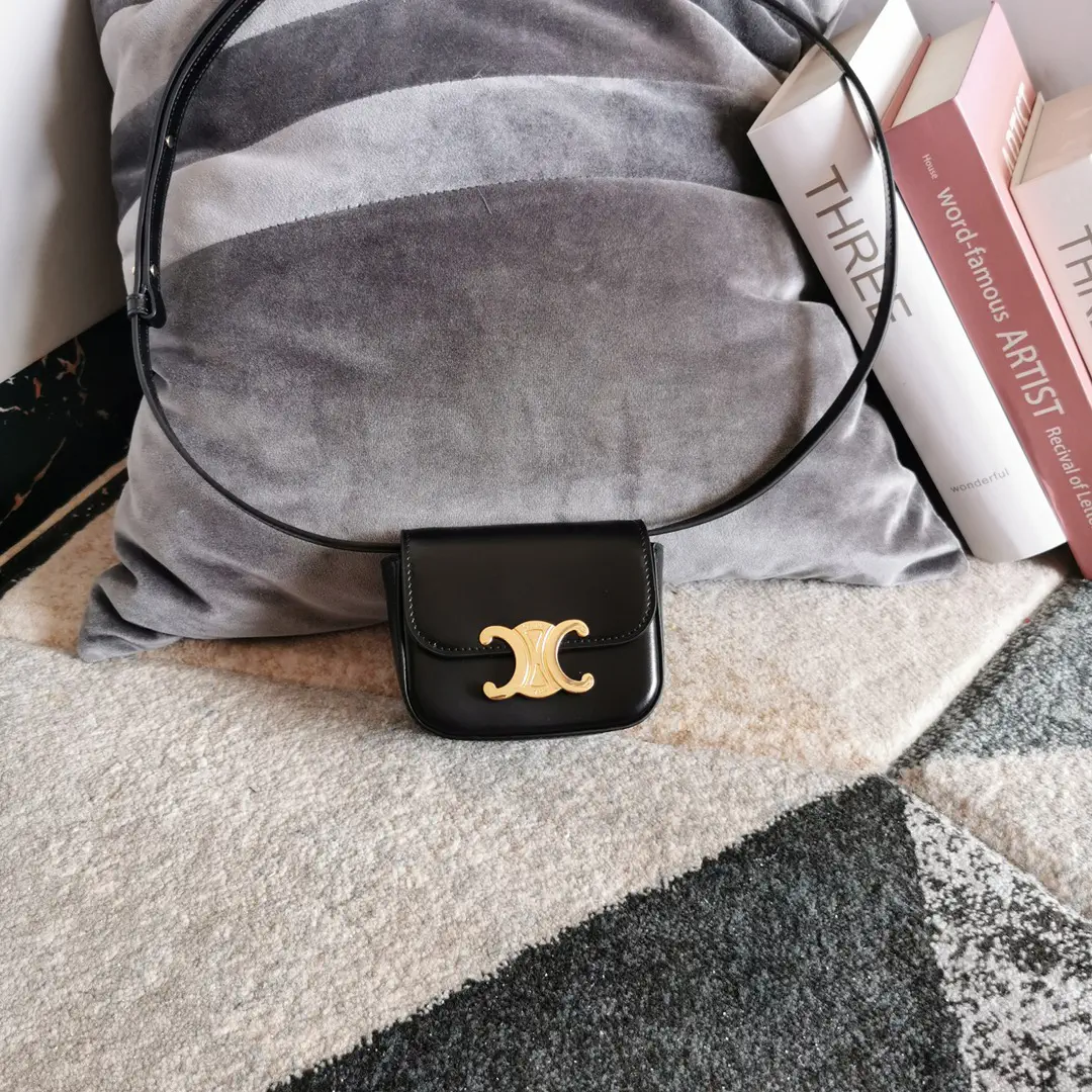 CELINE Mini Crossbody Bag with Triomphe Logo image 1