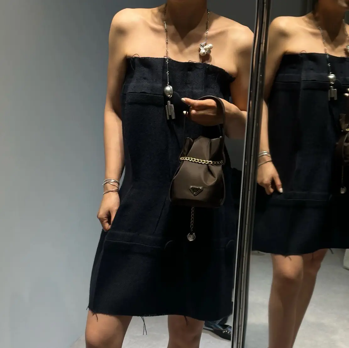 Prada Brown Bucket Bag image 1