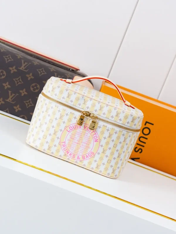 Louis Vuitton Nice Mini Vanity Case with Striped Monogram Pattern image 1