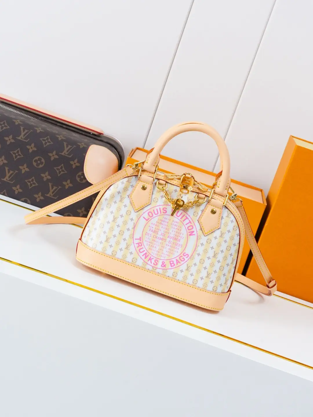 Louis Vuitton Alma BB Monogram Top Handle Bag image 1