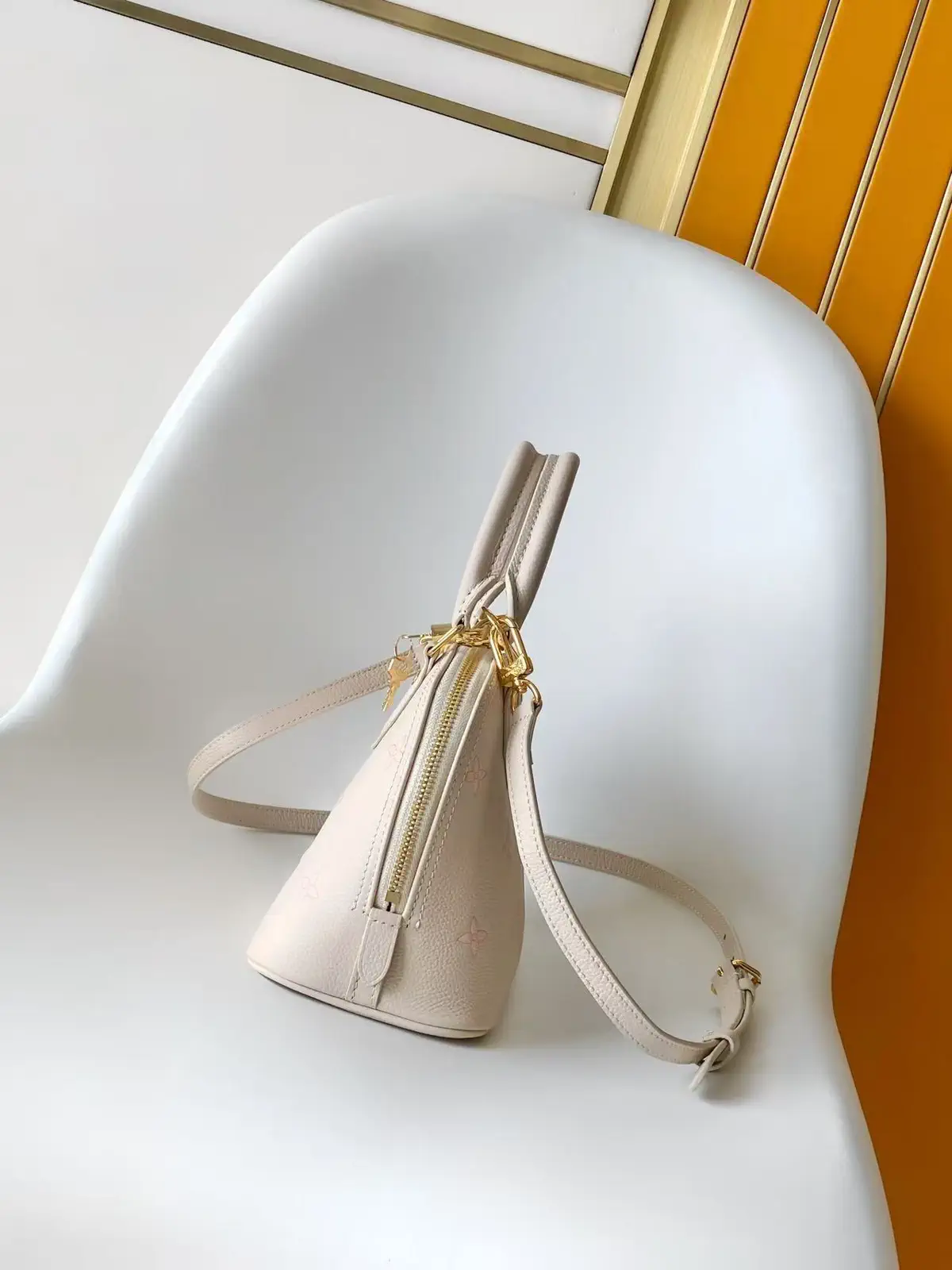 Louis Vuitton Light Pink Monogram Alma BB Top Handle Bag image 1