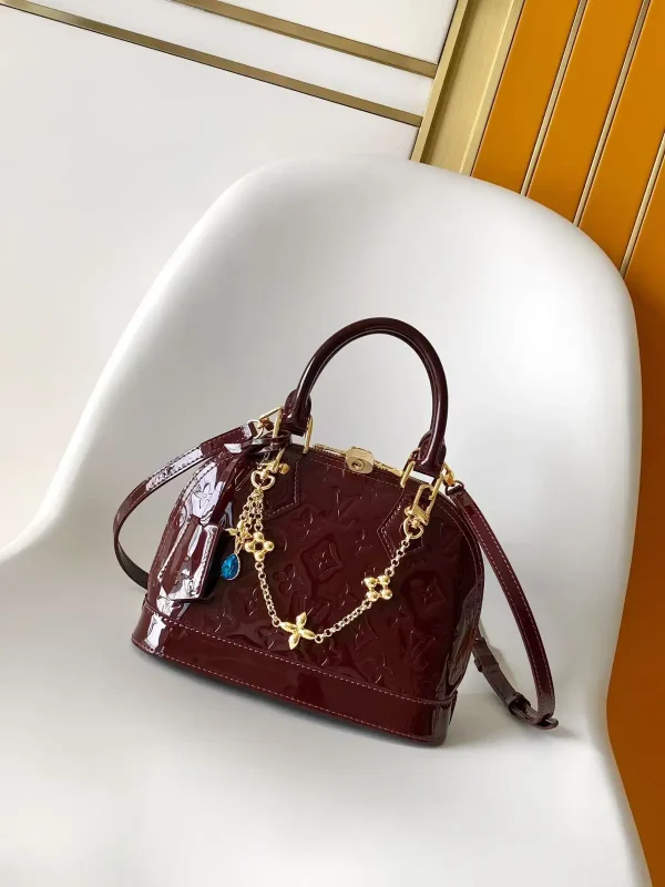 Louis Vuitton Mirage Alma BB Monogram Patent Leather Bag image 1