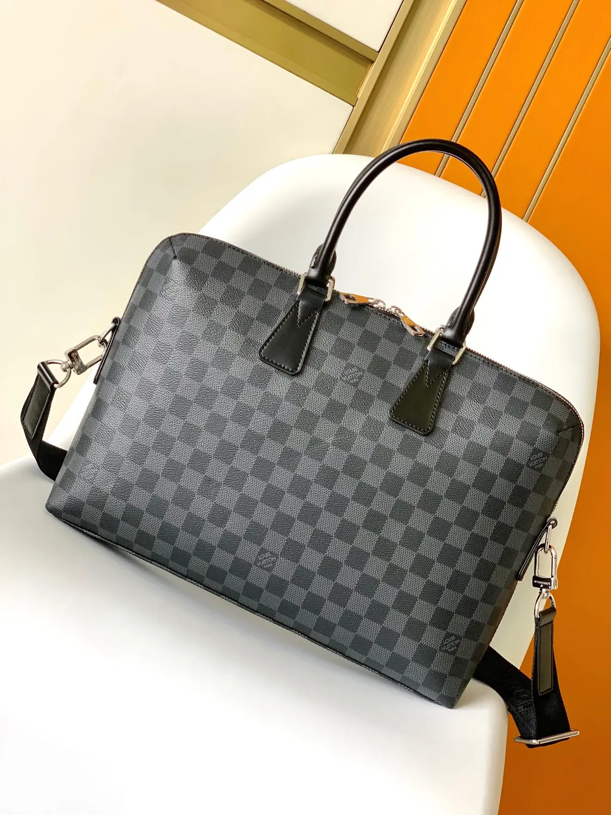 Louis Vuitton Damier Cobalt Porte-Documents Jour Briefcase image 1