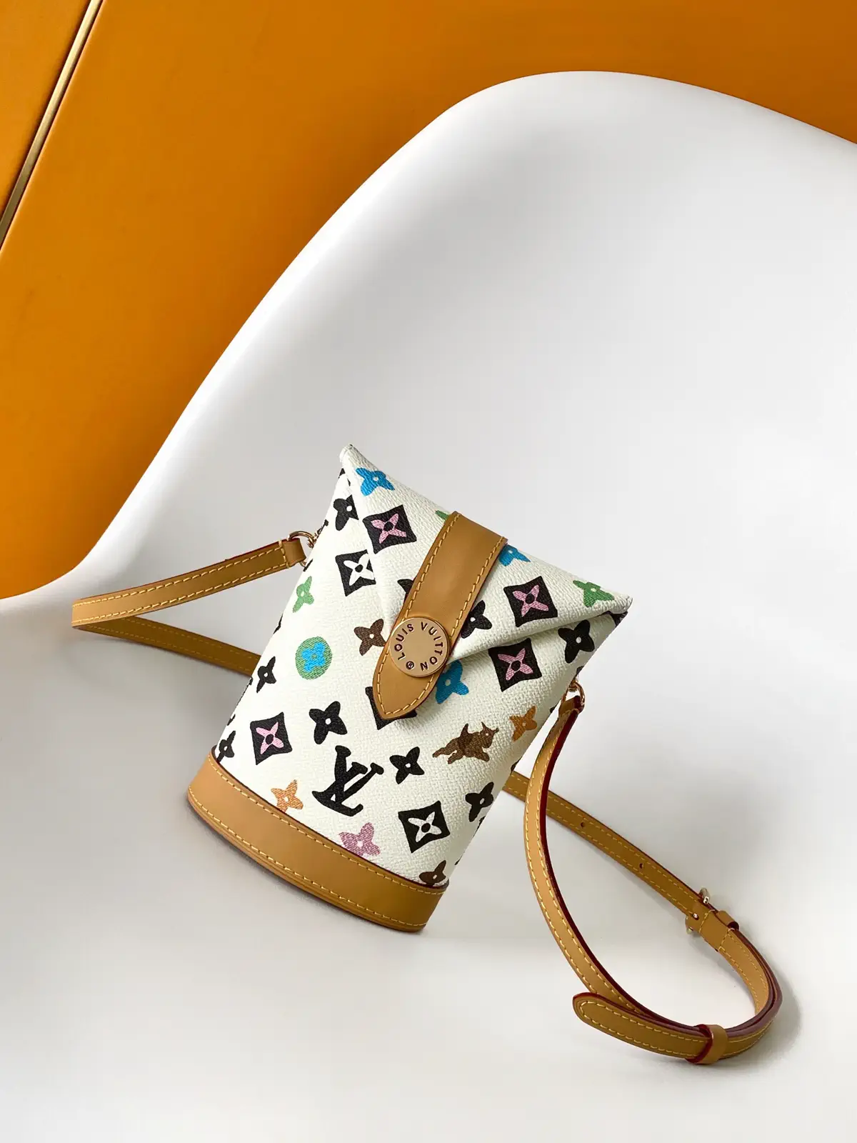 Louis Vuitton Multicolor Monogram Envelope Pouch Crossbody Bag image 1