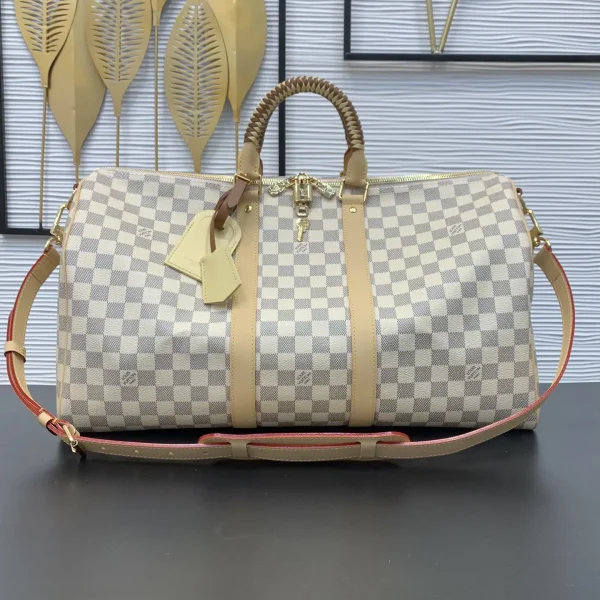 Louis Vuitton Damier Canvas Keepall Bandoulière 45 Duffle Bag image 1