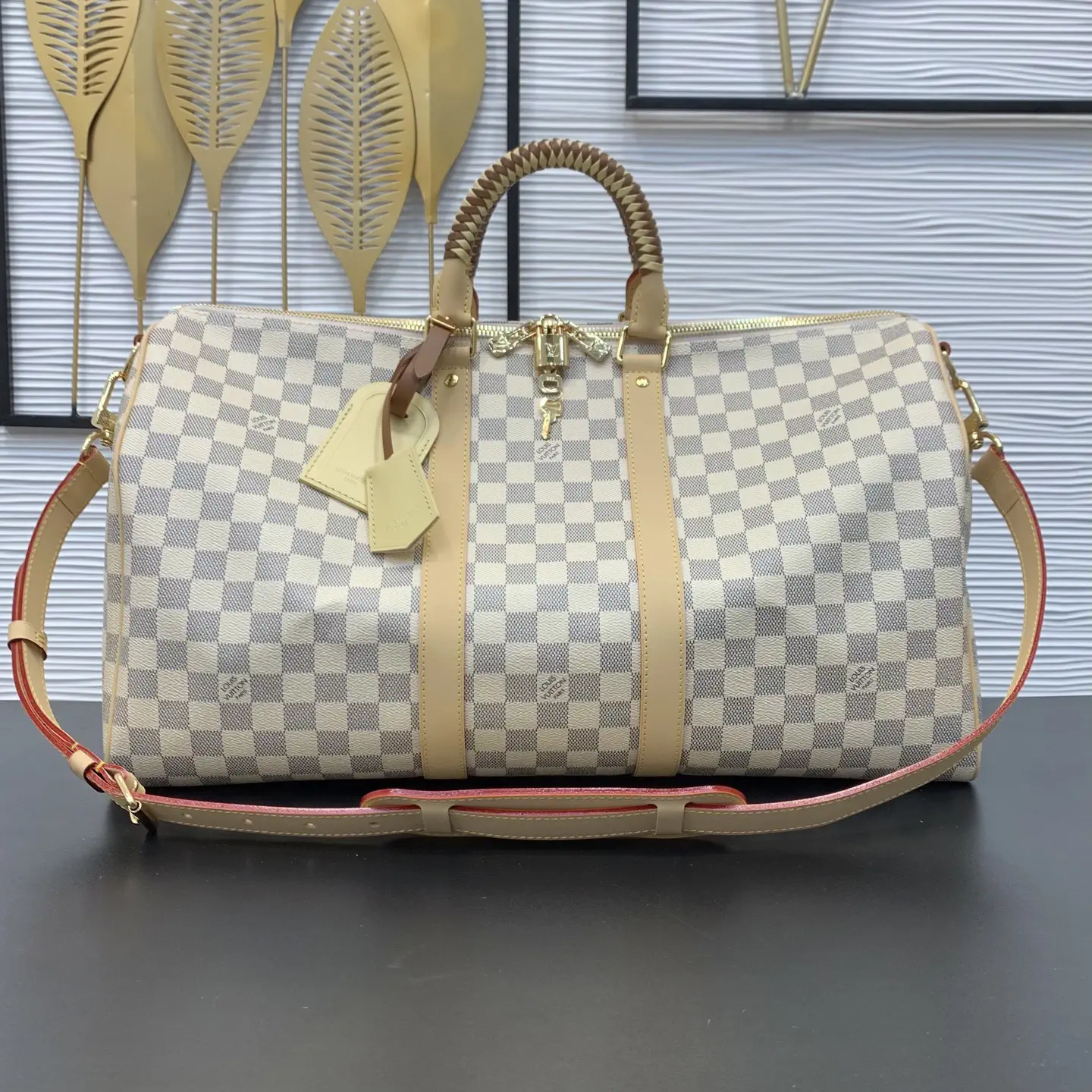 Louis Vuitton Damier Canvas Keepall Bandoulière 45 Duffle Bag image 1