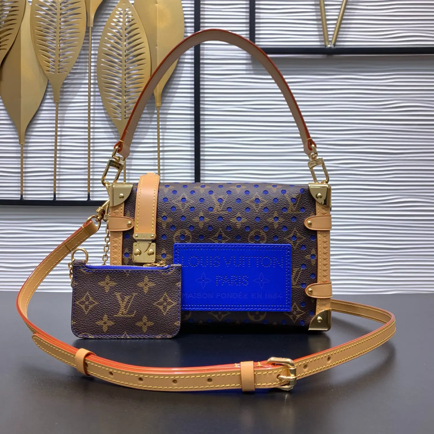 Louis Vuitton Side Trunk MM Monogram Perfo Bag image 1