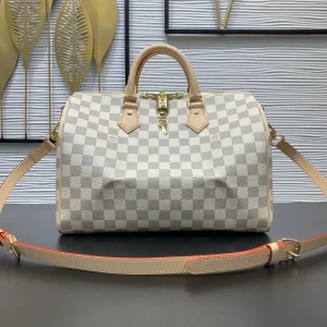 Louis Vuitton Damier Azur Speedy Bandoulière 30 Top Handle Bag image 1