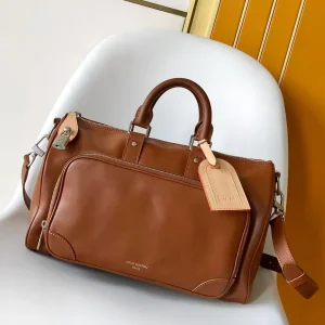 Louis Vuitton Brown Leather Keepall Cargo Bandoulière 35 Bag image 1