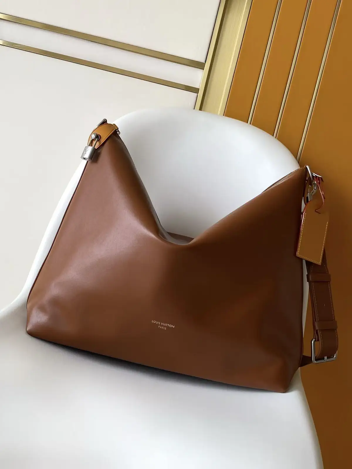 Louis Vuitton Brown Vagabond Hobo Shoulder Bag image 1