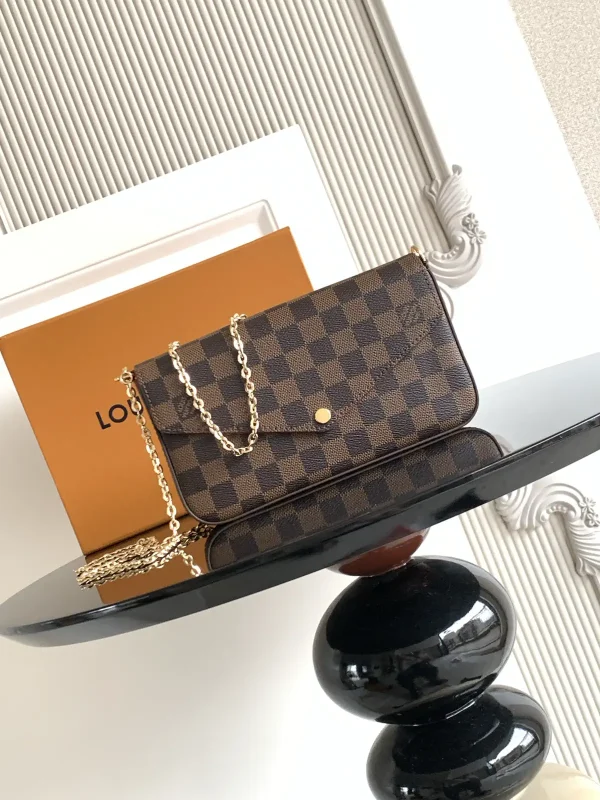 Louis Vuitton Checkerboard Chain Crossbody Bag image 1