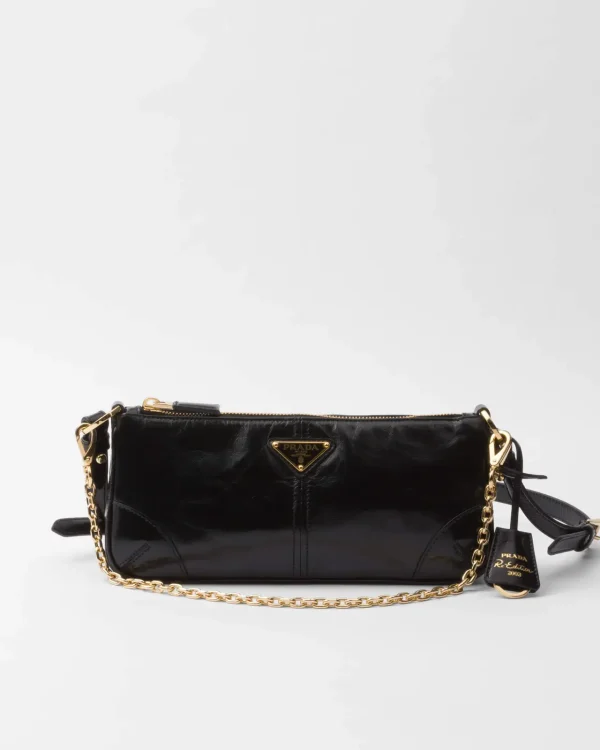 Prada Black Leather Shoulder Bag image 1